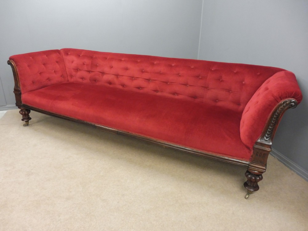 HUGE MID 19TH CENTURY CHESTERFIELD SOFA View II