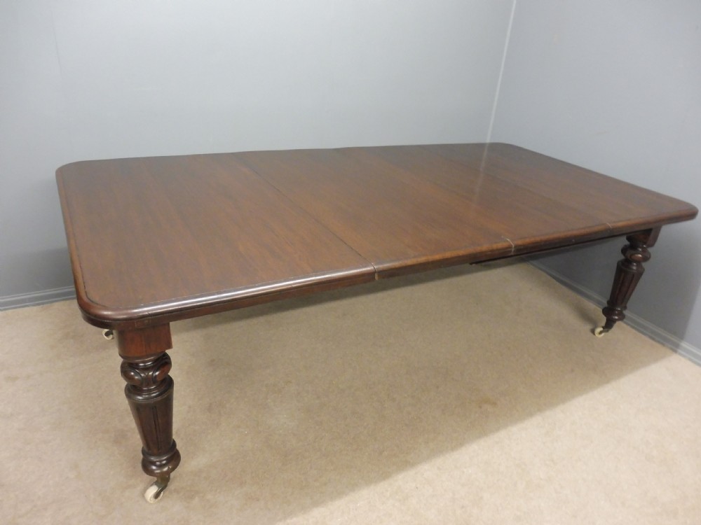 VICTORIAN OAK WIND OUT TABLE SEATS 8-10 View XI
