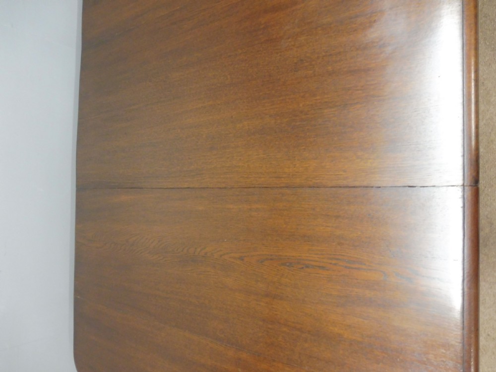 VICTORIAN OAK WIND OUT TABLE SEATS 8-10 View XII