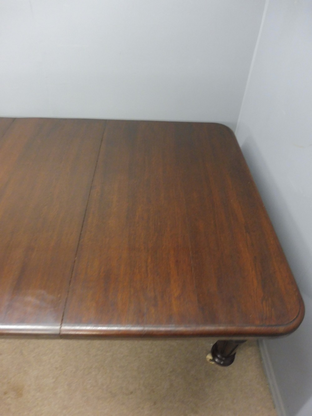 VICTORIAN OAK WIND OUT TABLE SEATS 8-10 View XIII