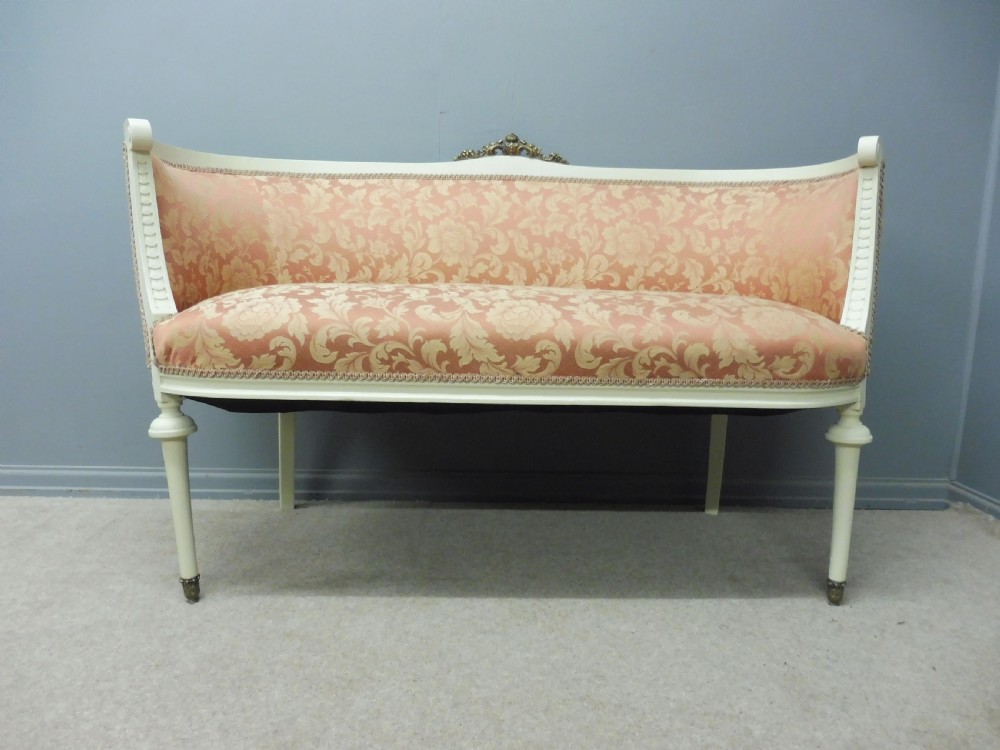 SMALL FRENCH BEDROOM OR WINDOW SOFA View II