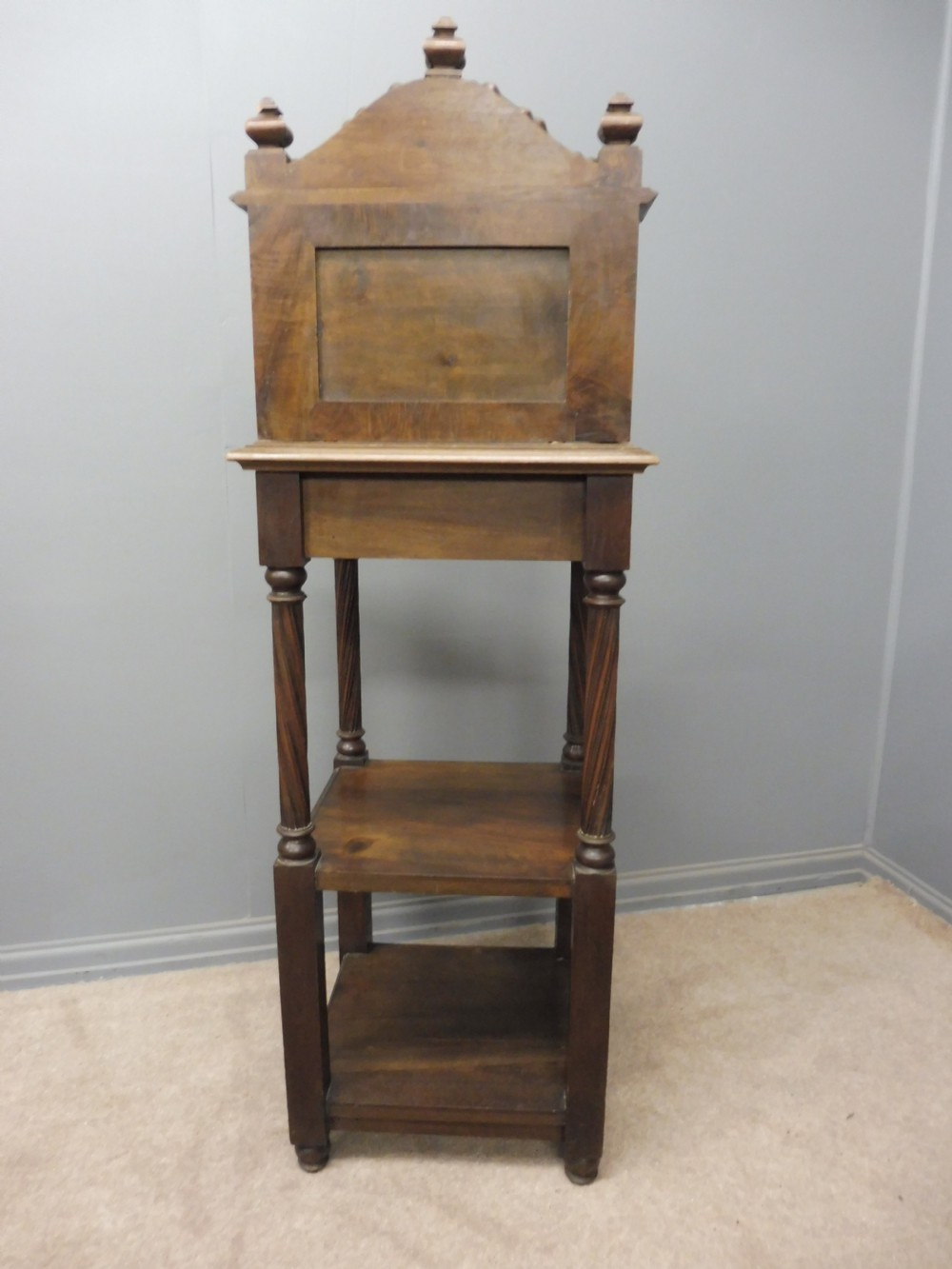 PAIR OF FRENCH MAHOGANY GOTHIC NIGHT STANDS View VIII