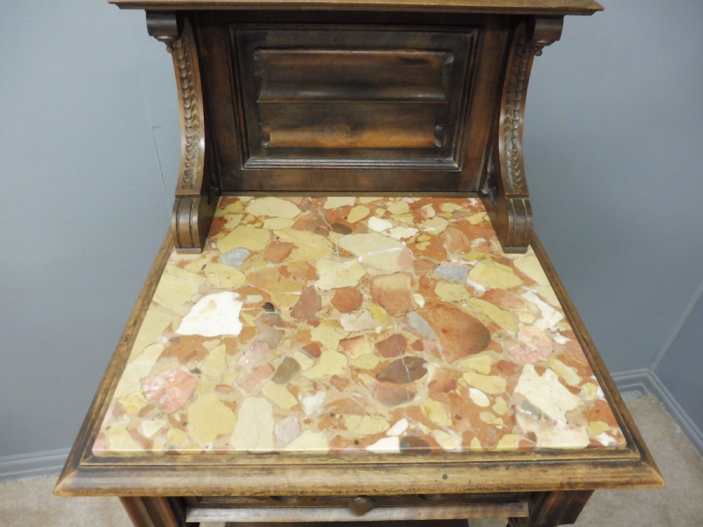 PAIR OF FRENCH MAHOGANY GOTHIC NIGHT STANDS View XI