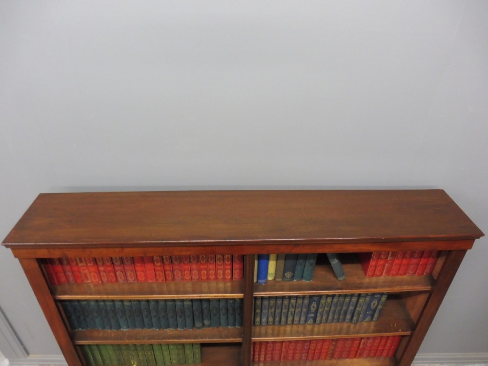 ANTIQUE MAHOGANY BOOKCASE CIRCA 1900 View VI