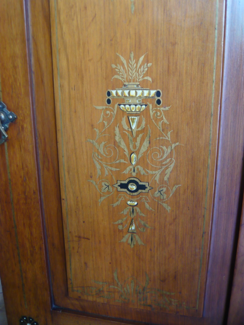 LATE 19th CENTURY WALNUT BEDSIDE CABINET c1900 View VII