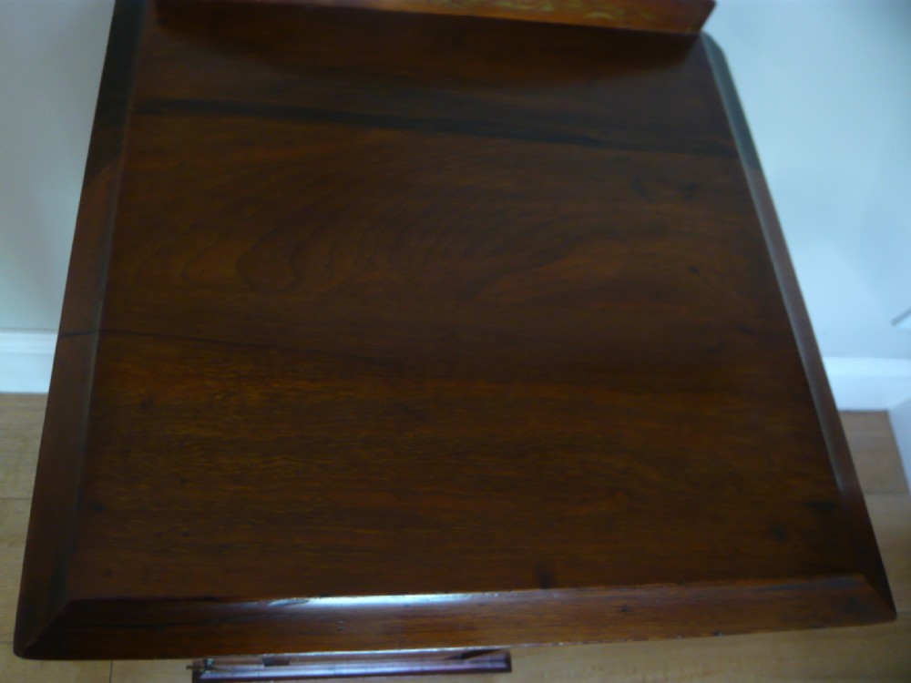 LATE 19th CENTURY WALNUT BEDSIDE CABINET c1900 View XII