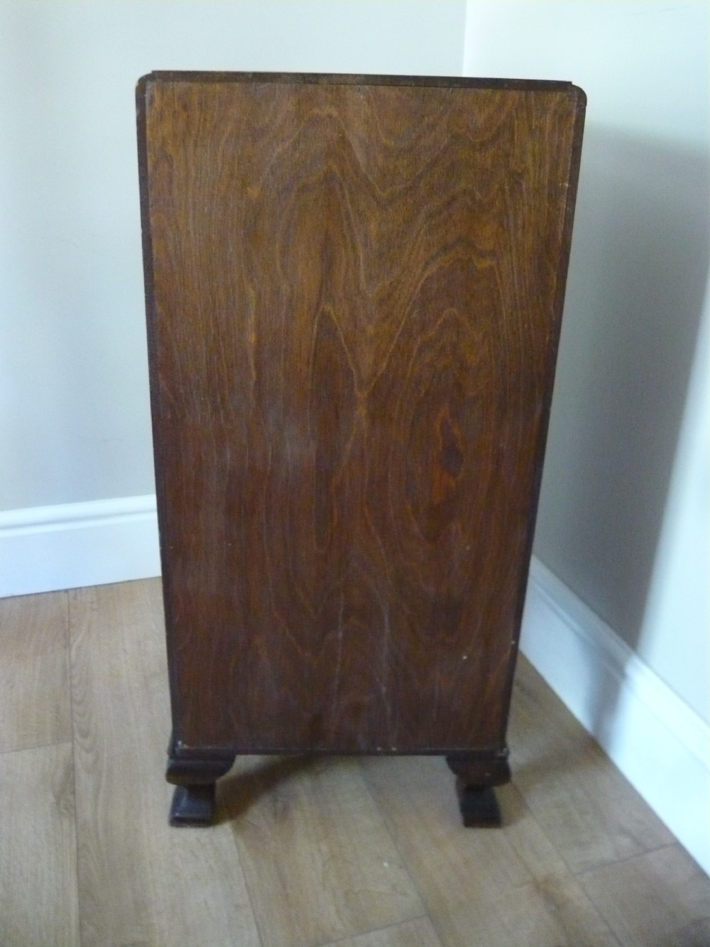 EDWARDIAN MAHOGANY BEDSIDE CABINET c 1910 View IV
