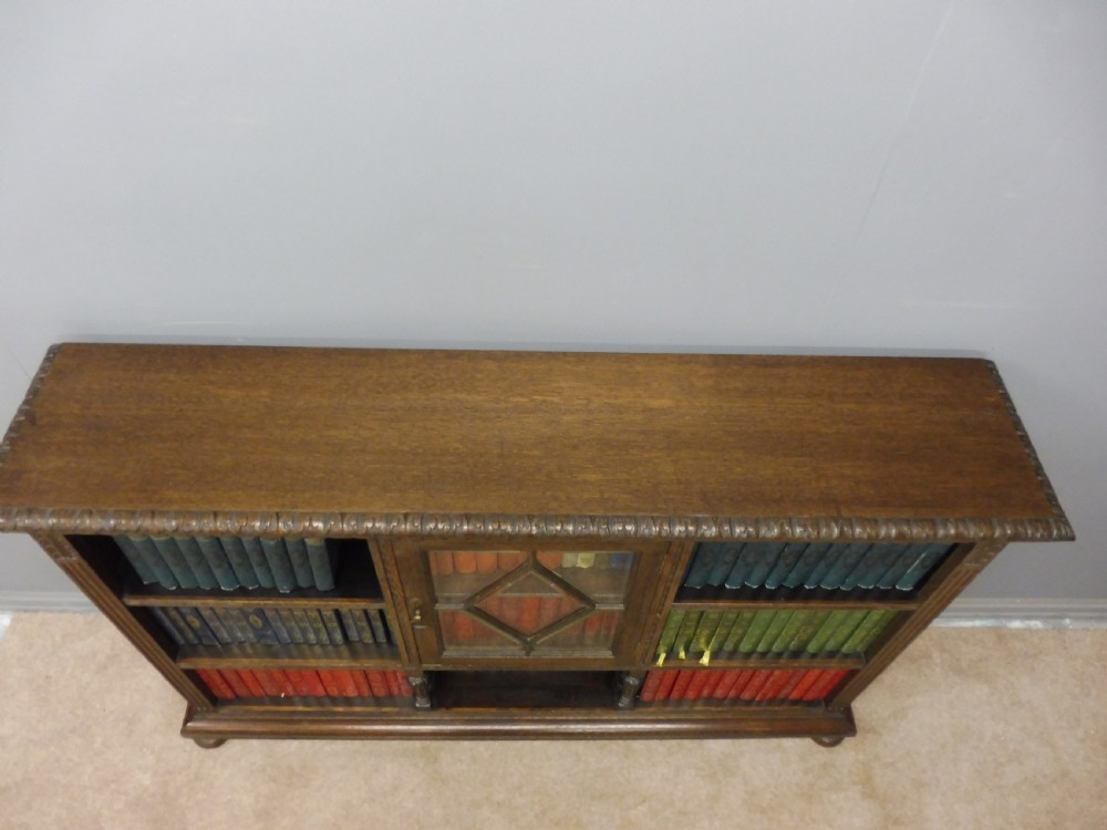 EDWARDIAN OAK BOOKCASE View VI