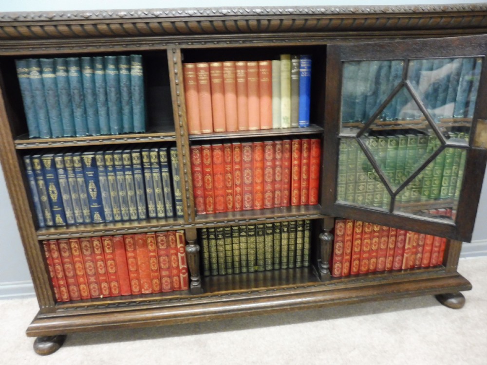 EDWARDIAN OAK BOOKCASE View IX