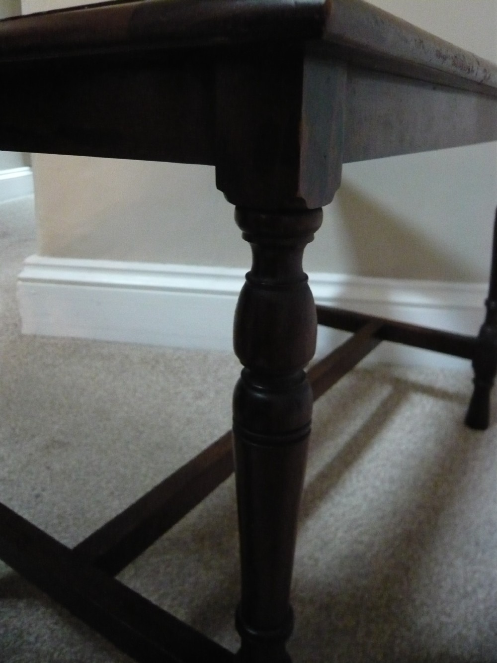 Victorian Mahogany Turned leg Luggage Rack Luggage Stand c1890 View VI