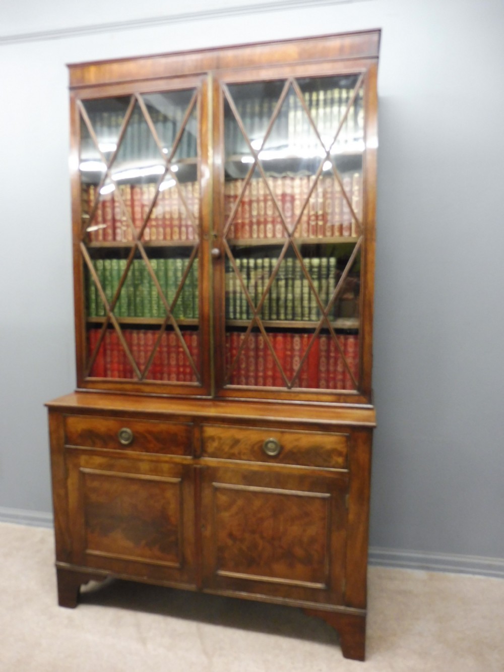 19TH CENTURY MAHOGANY BOOKCASE  View II