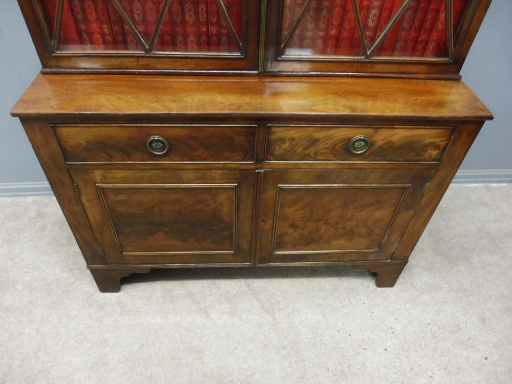 19TH CENTURY MAHOGANY BOOKCASE  View V