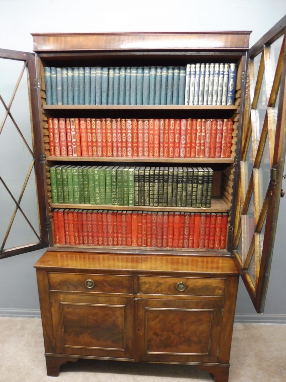 19TH CENTURY MAHOGANY BOOKCASE  View IX