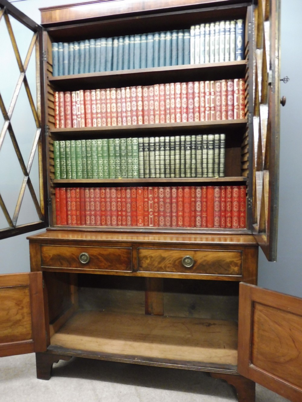 19TH CENTURY MAHOGANY BOOKCASE  View X