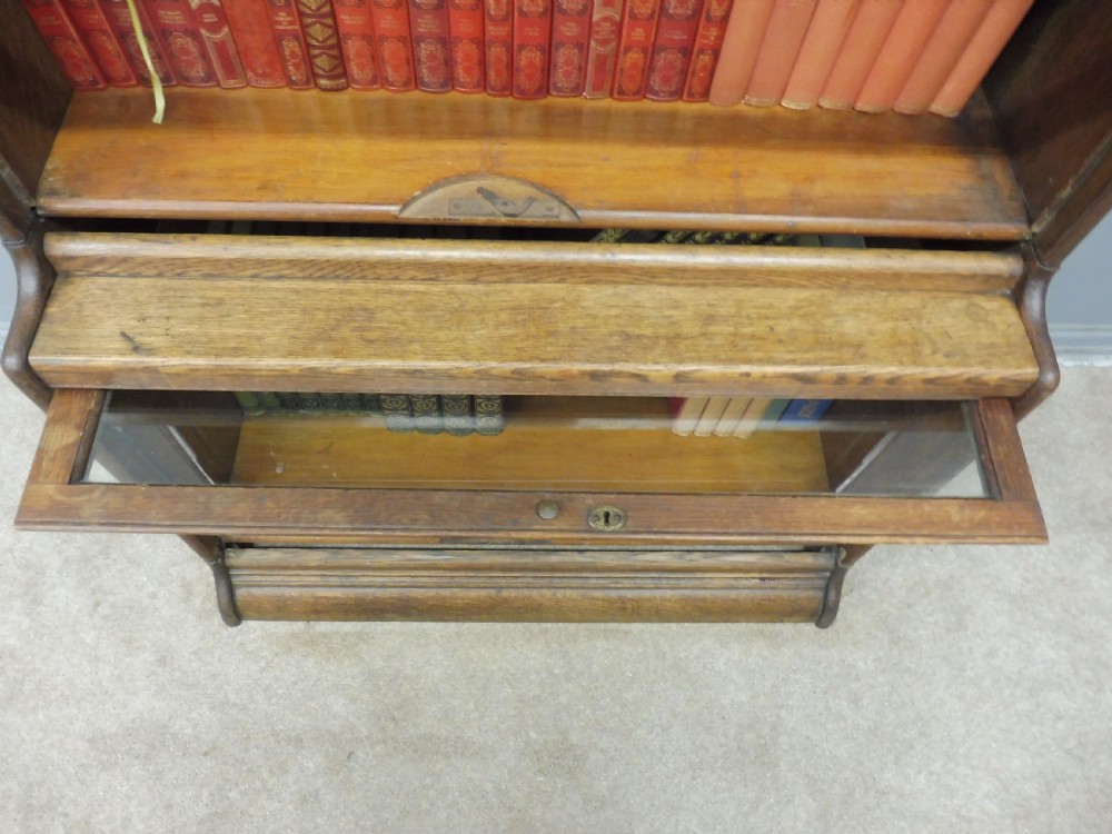 5 HIGH EDWARDIAN GUNN STACKING BOOKCASE  View VIII