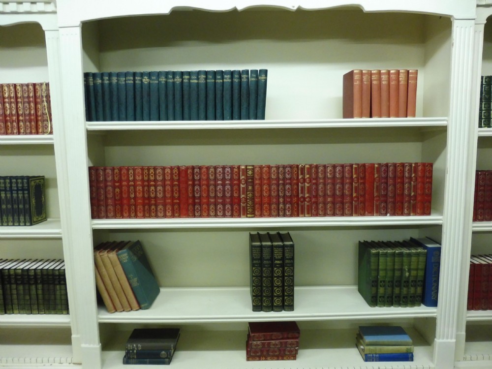 LARGE VICTORIAN PAINTED PINE BOOKCASE View XVII