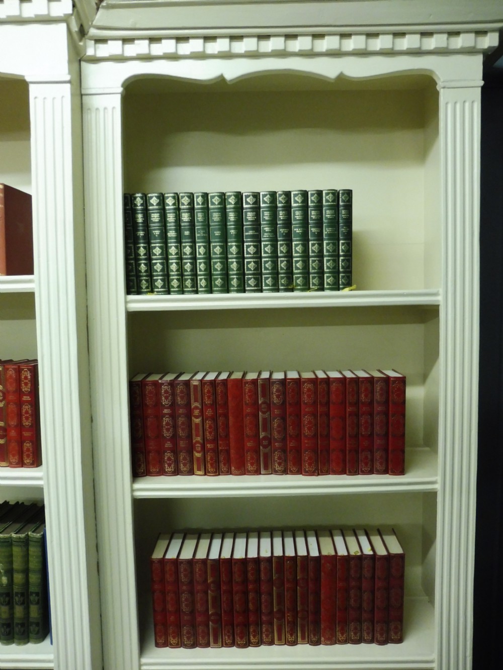 LARGE VICTORIAN PAINTED PINE BOOKCASE View XVIII