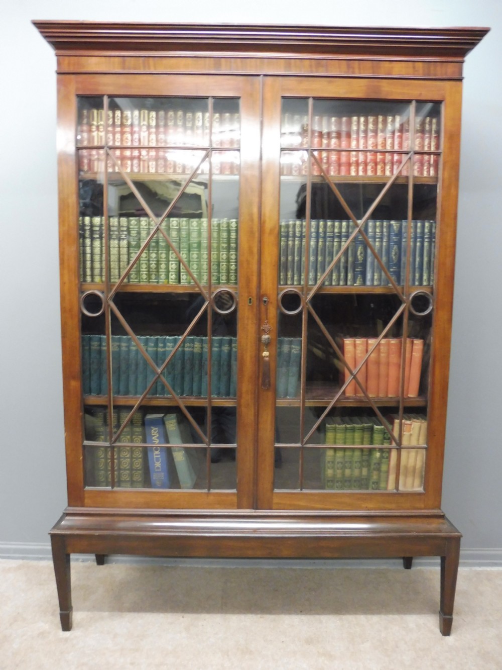 19TH CENTURY MAHOGANY BOOKCASE View II