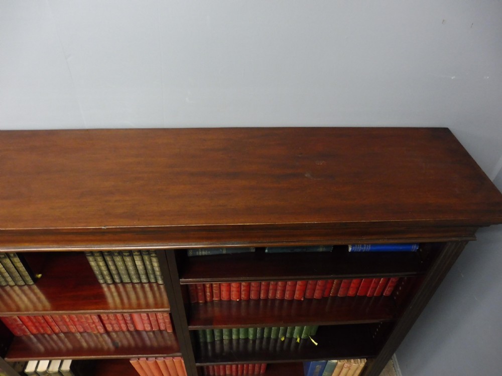 SUBSTANTIAL VICTORIAN MAHOGANY BOOKCASE View VII
