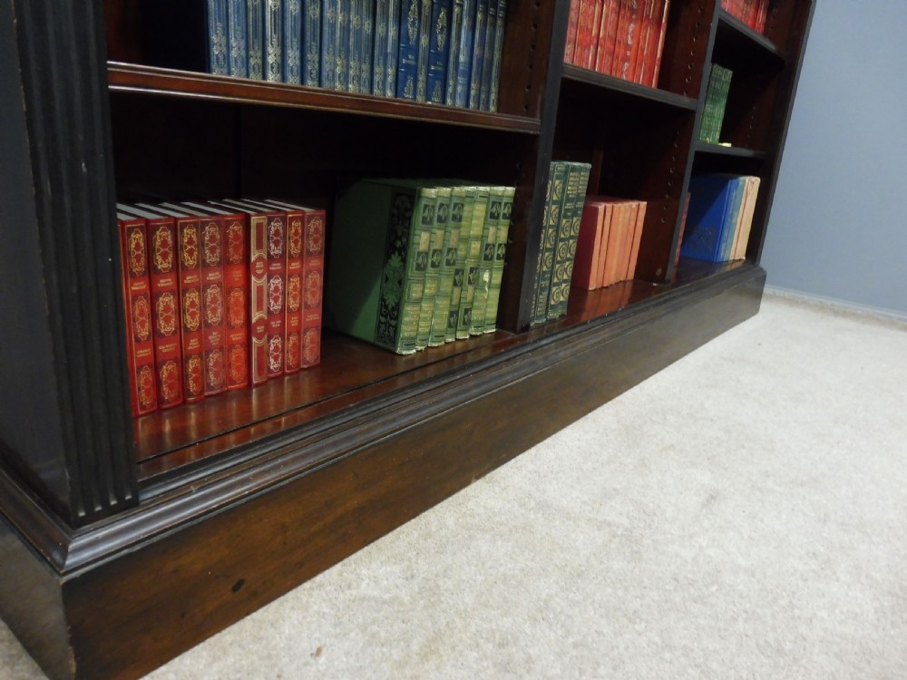 SUBSTANTIAL VICTORIAN MAHOGANY BOOKCASE View IX