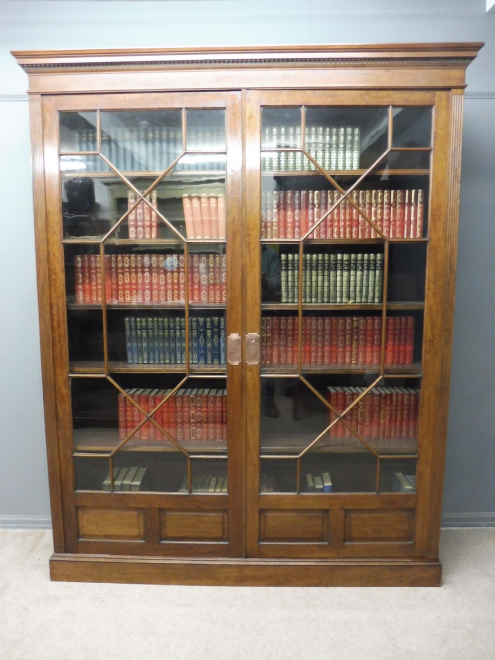 LARGE DEEP MAHOGANY BOOKCASE View VI