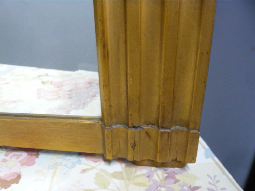 LARGE FRENCH GILT ART DECO MIRROR c 1920 View VI