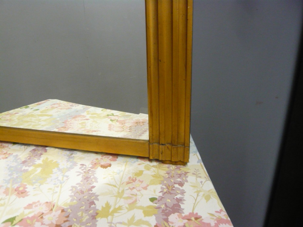 LARGE FRENCH GILT ART DECO MIRROR c 1920 View VII