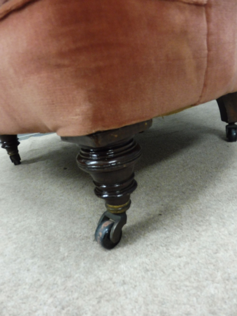 COMFORTABLE VICTORIAN ARMCHAIR View V