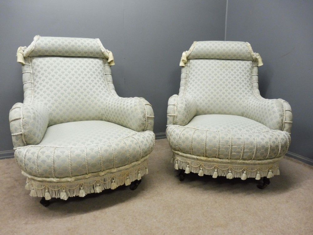 SUPERB QUALITY 19TH CENTURY VICTORIAN 3 PIECE SUITE View XVIII