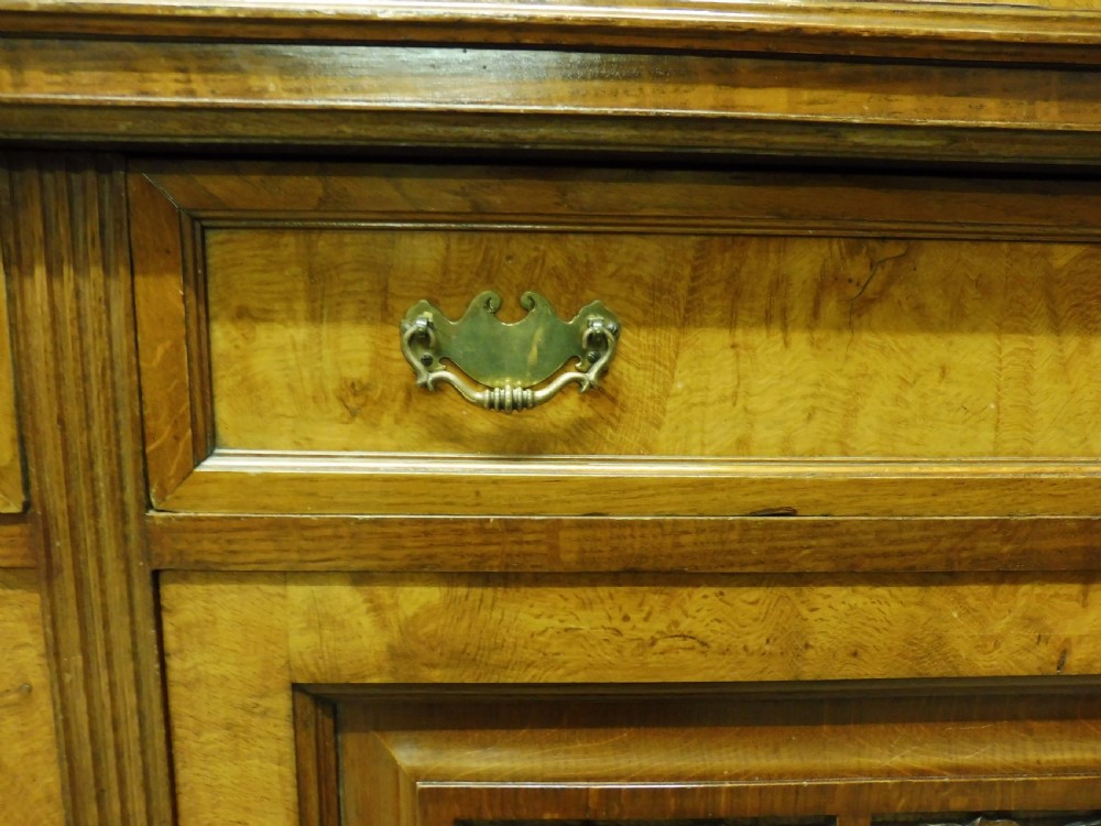 SUPERIOR QUALITY 19TH CENTURY OAK, BURR OAK,AND  POLLARD OAK BOOKCASE View XV