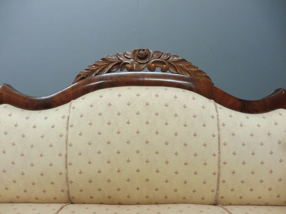 VICTORIAN PERIOD SCROLL END SOFA View VI