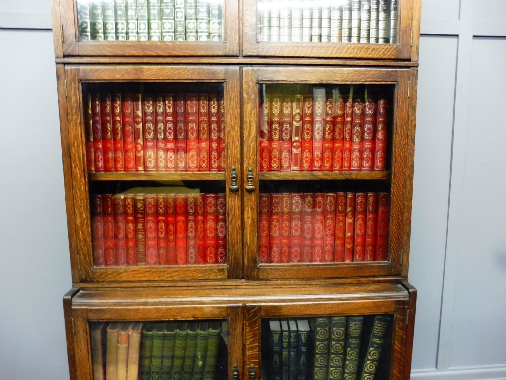 OAK SECTIONAL LAWYERS  BOOKCASE  View VI