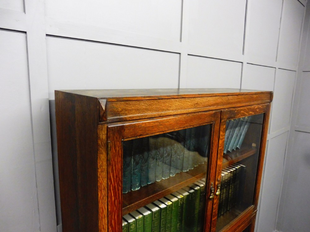 OAK SECTIONAL LAWYERS  BOOKCASE  View IX