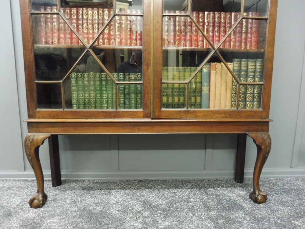 EDWARDIAN MAHOGANY BOOKCASE  View VII