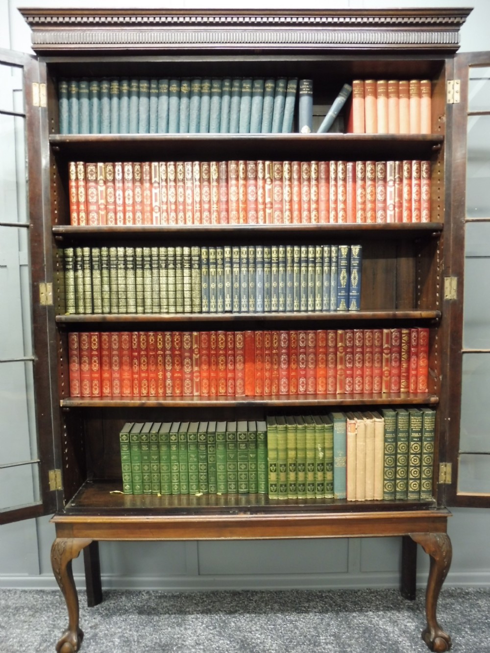 EDWARDIAN MAHOGANY BOOKCASE  View VIII