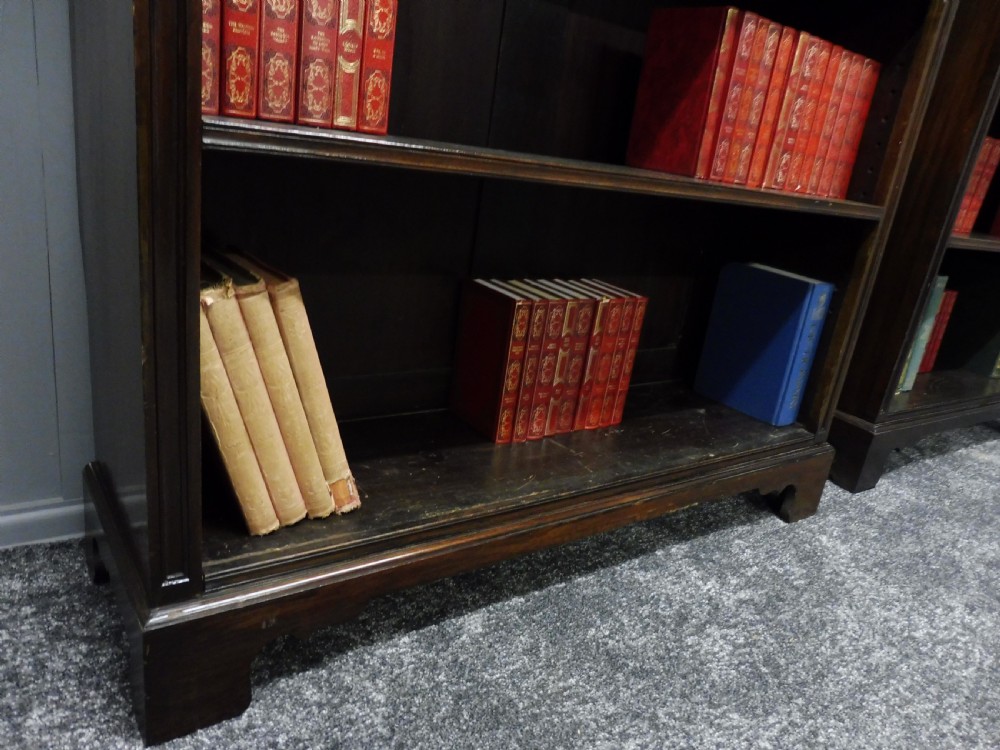 PAIR OF 19th CENTURY MAHOGANY ALCOVE BOOKCASES View XI