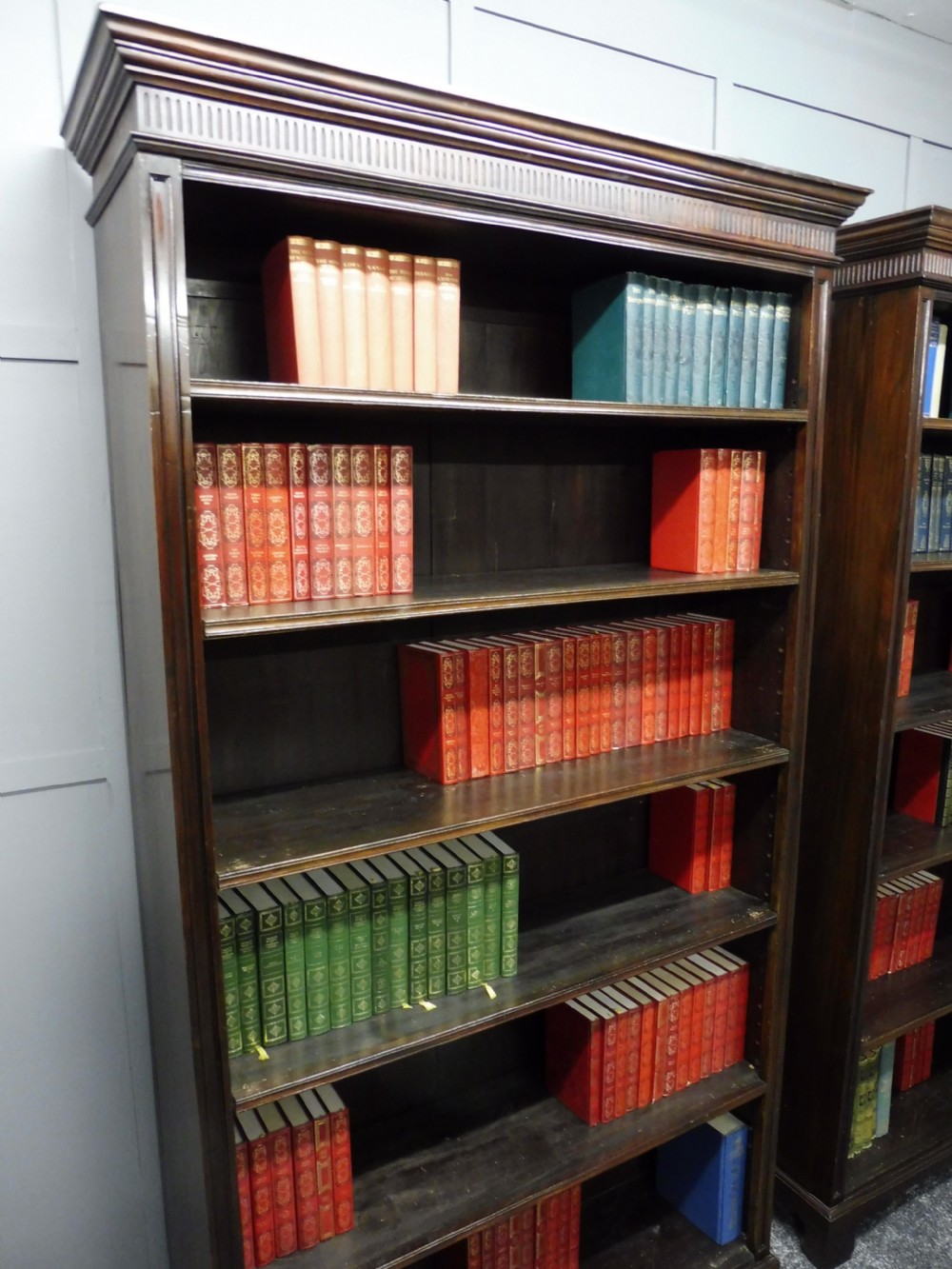 PAIR OF 19th CENTURY MAHOGANY ALCOVE BOOKCASES View XIV