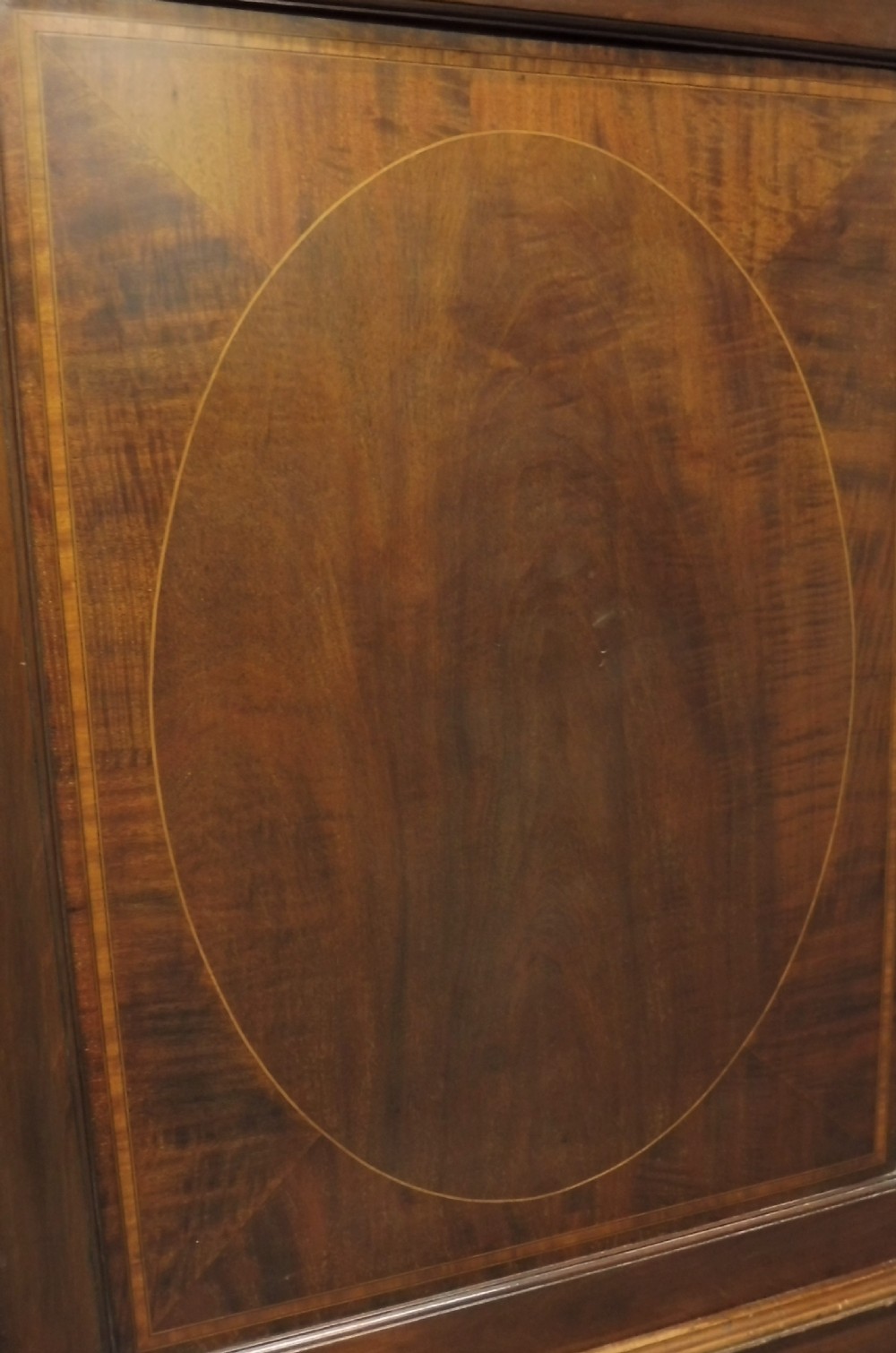 LARGE EDWARDIAN INLAID LIBRARY BOOKCASE View VIII