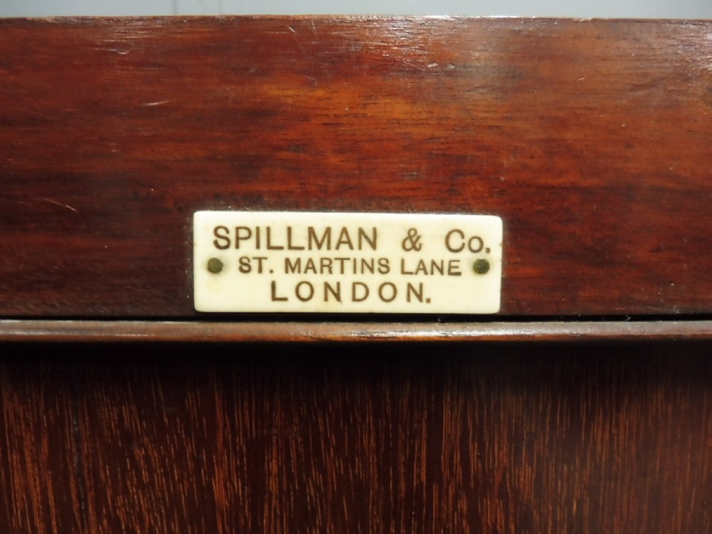 LARGE EDWARDIAN INLAID LIBRARY BOOKCASE View XI
