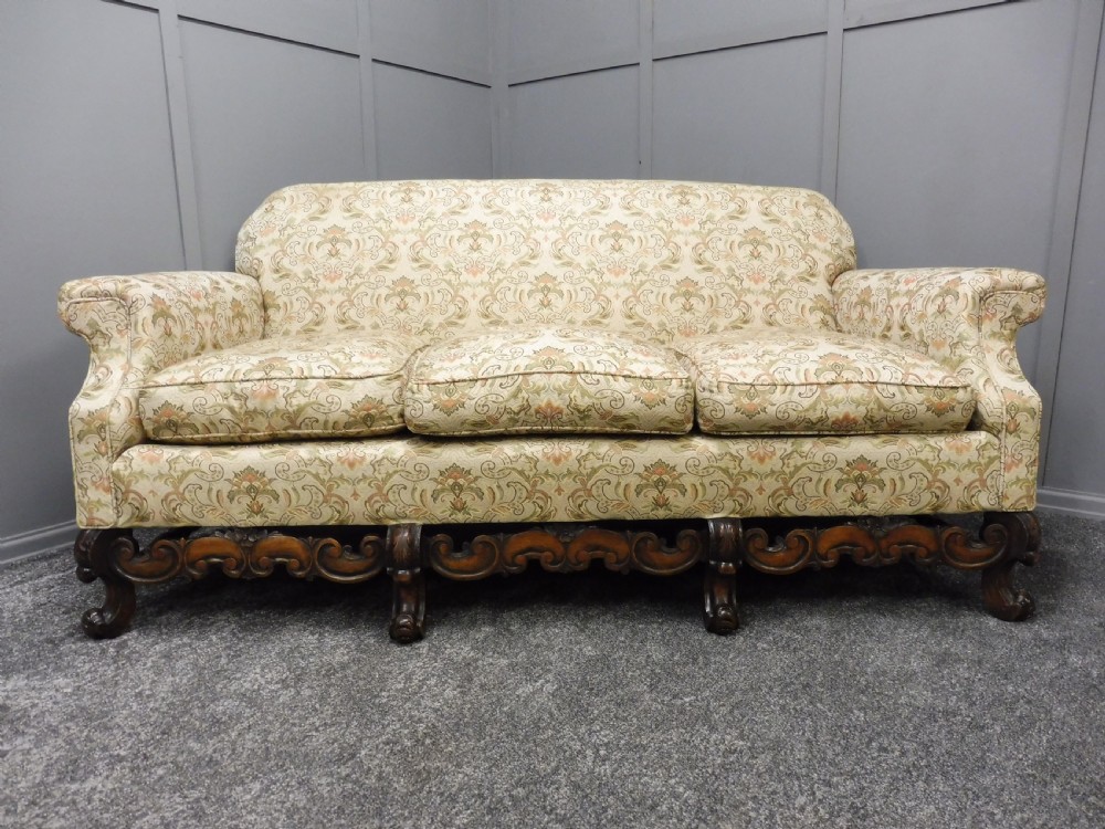 EDWARDIAN WALNUT FRAMED 3 PIECE SUITE View III