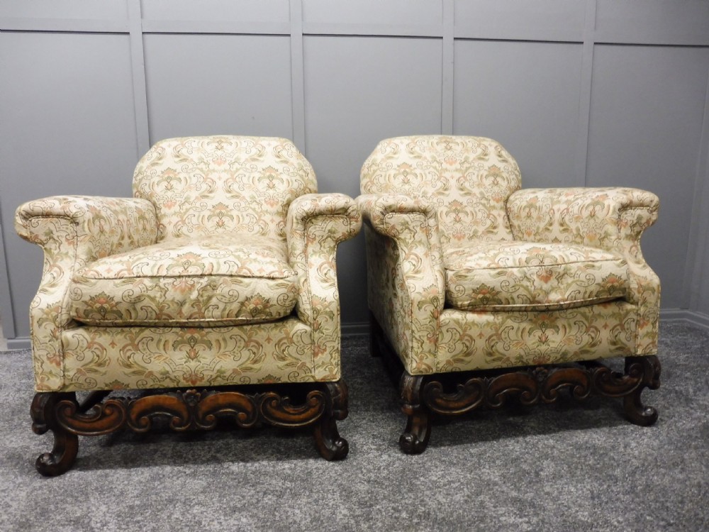EDWARDIAN WALNUT FRAMED 3 PIECE SUITE View IX