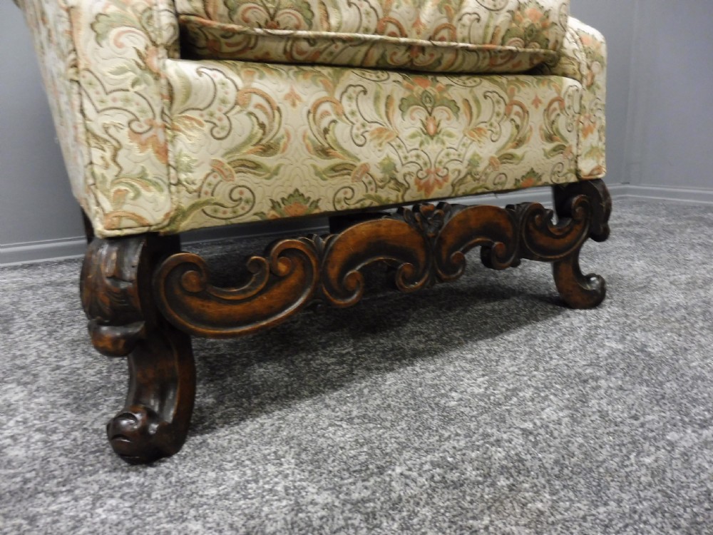 EDWARDIAN WALNUT FRAMED 3 PIECE SUITE View XII