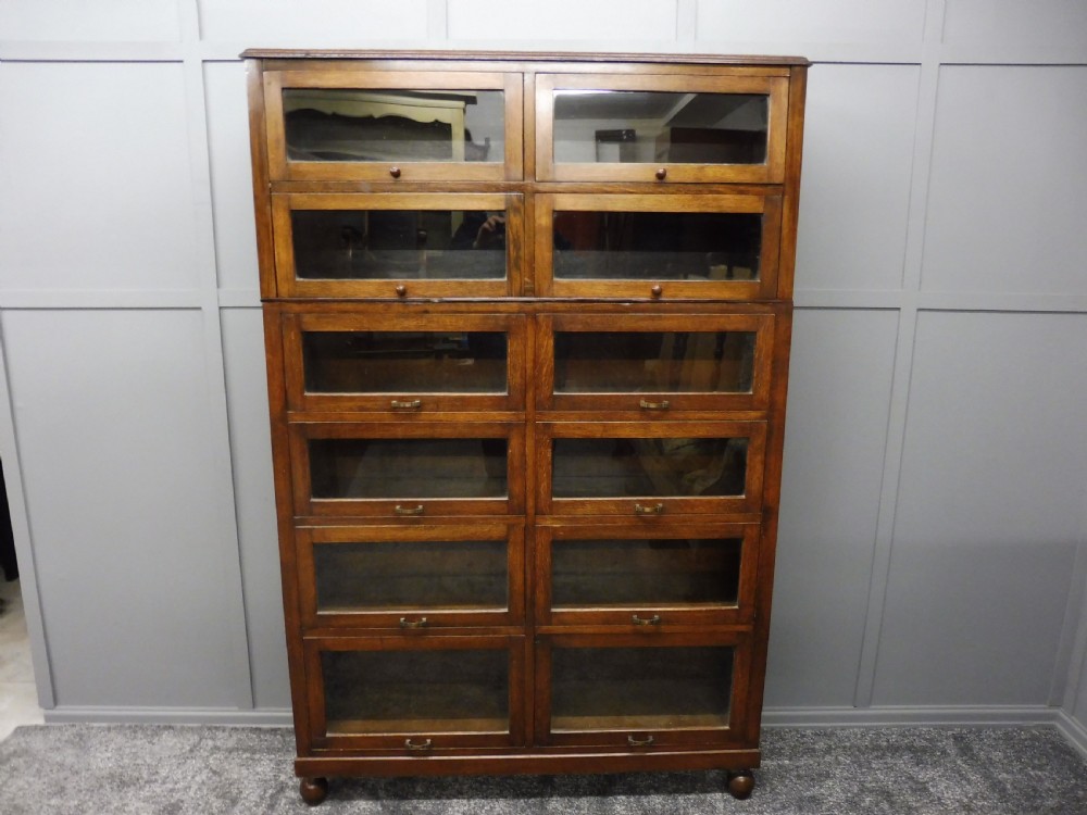 EDWARDIAN OAK HABERDASHERY CABINET View VI