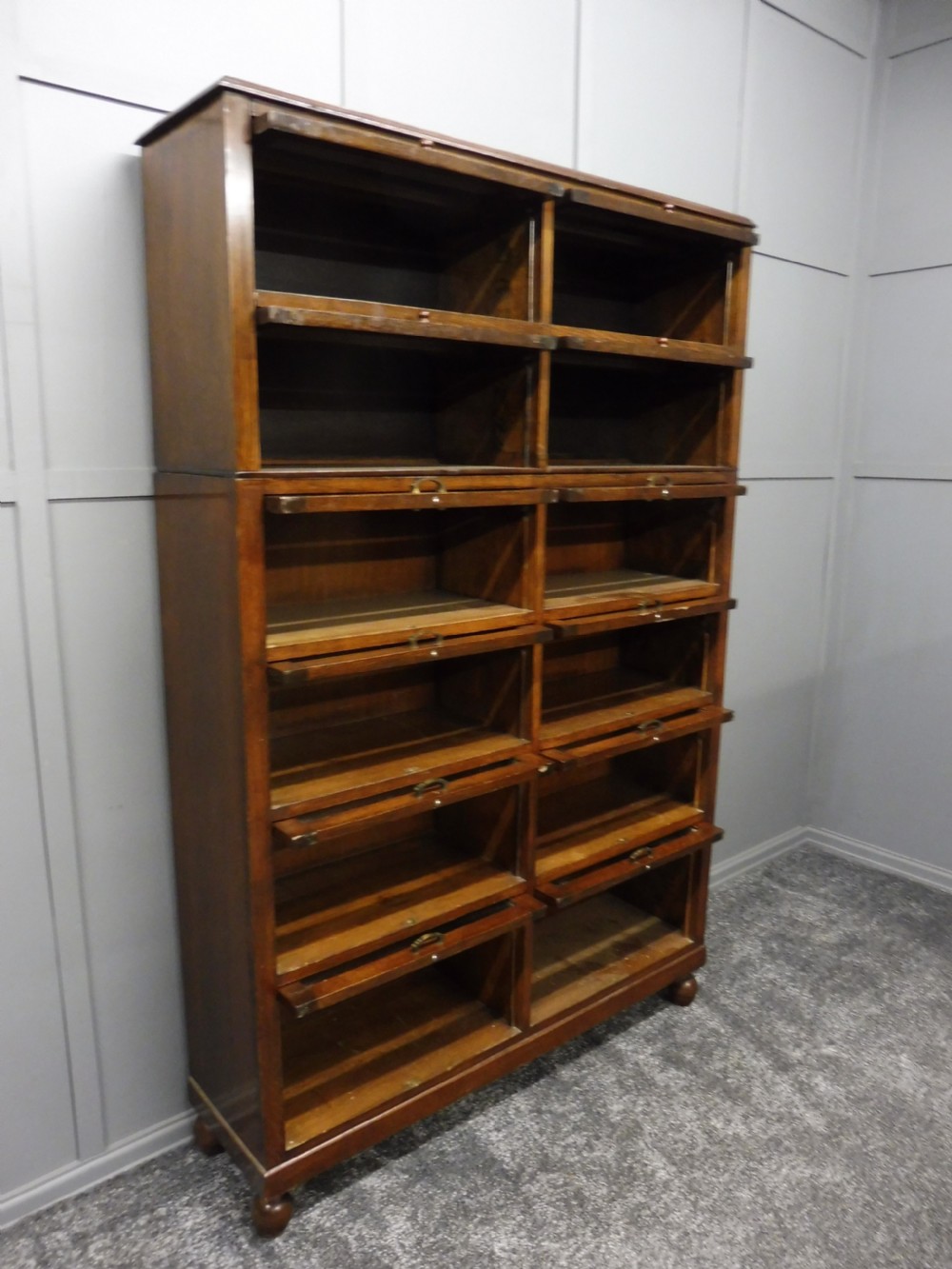 EDWARDIAN OAK HABERDASHERY CABINET View IX