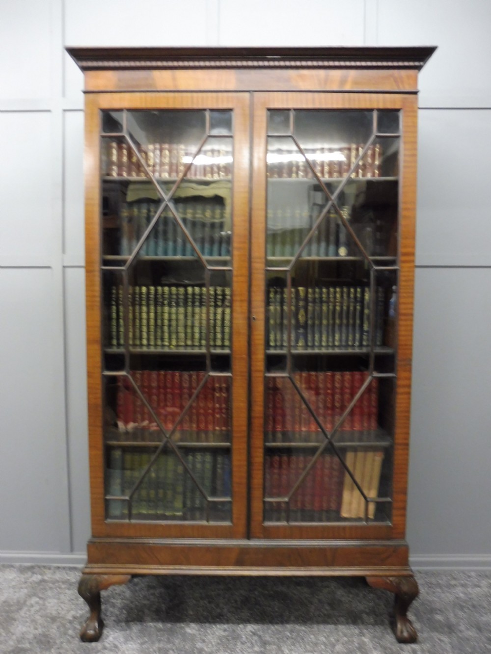 EDWARDIAN MAHOGANY BOOKCASE View II