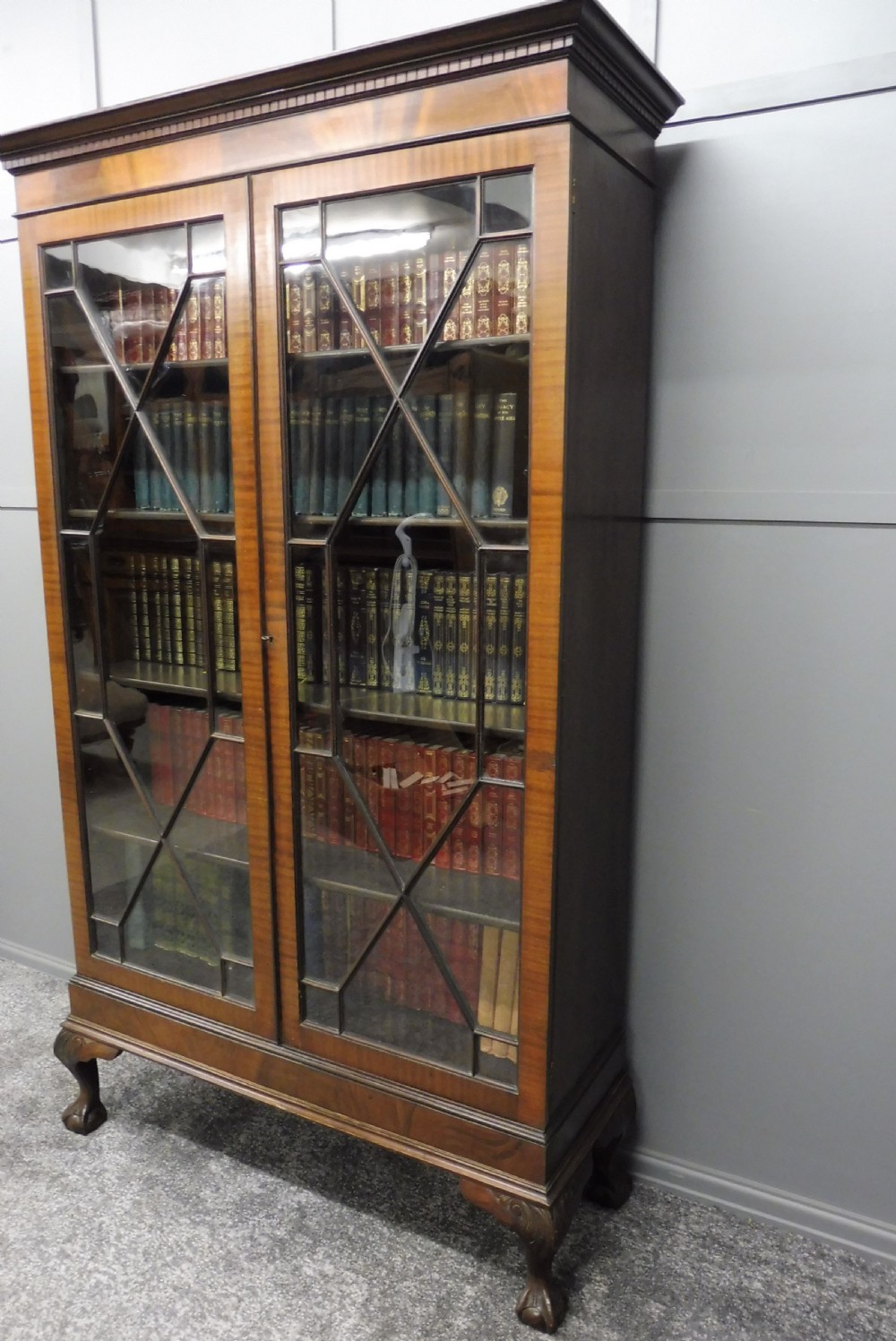 EDWARDIAN MAHOGANY BOOKCASE View III