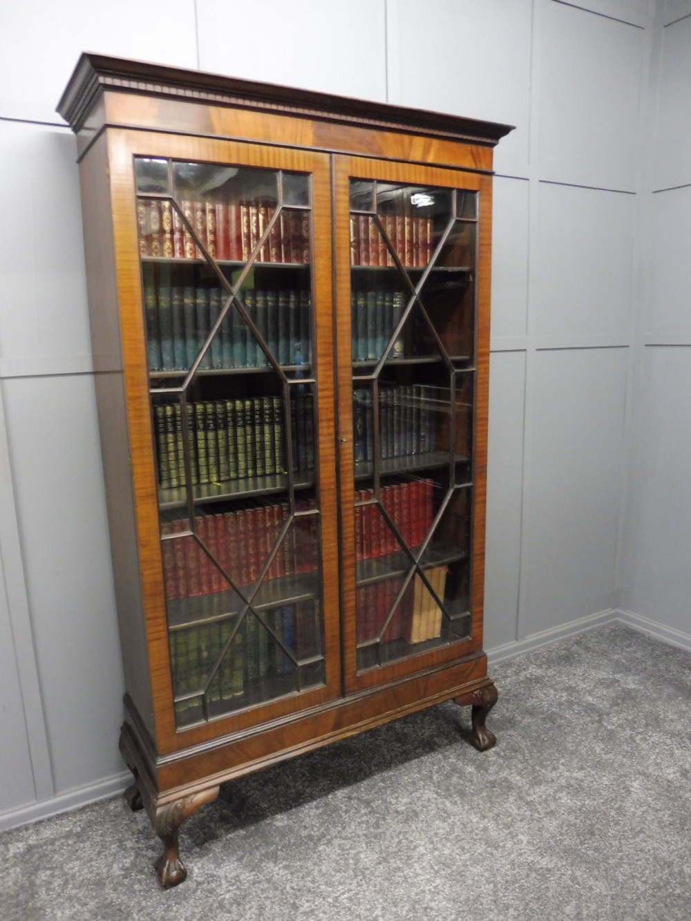 EDWARDIAN MAHOGANY BOOKCASE View VI