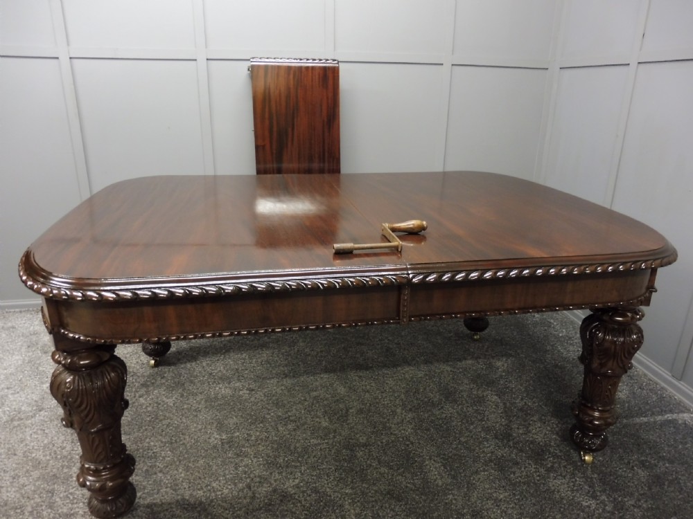 SUPERB QUALITY VICTORIAN EXTENDING DINING TABLE View XIII