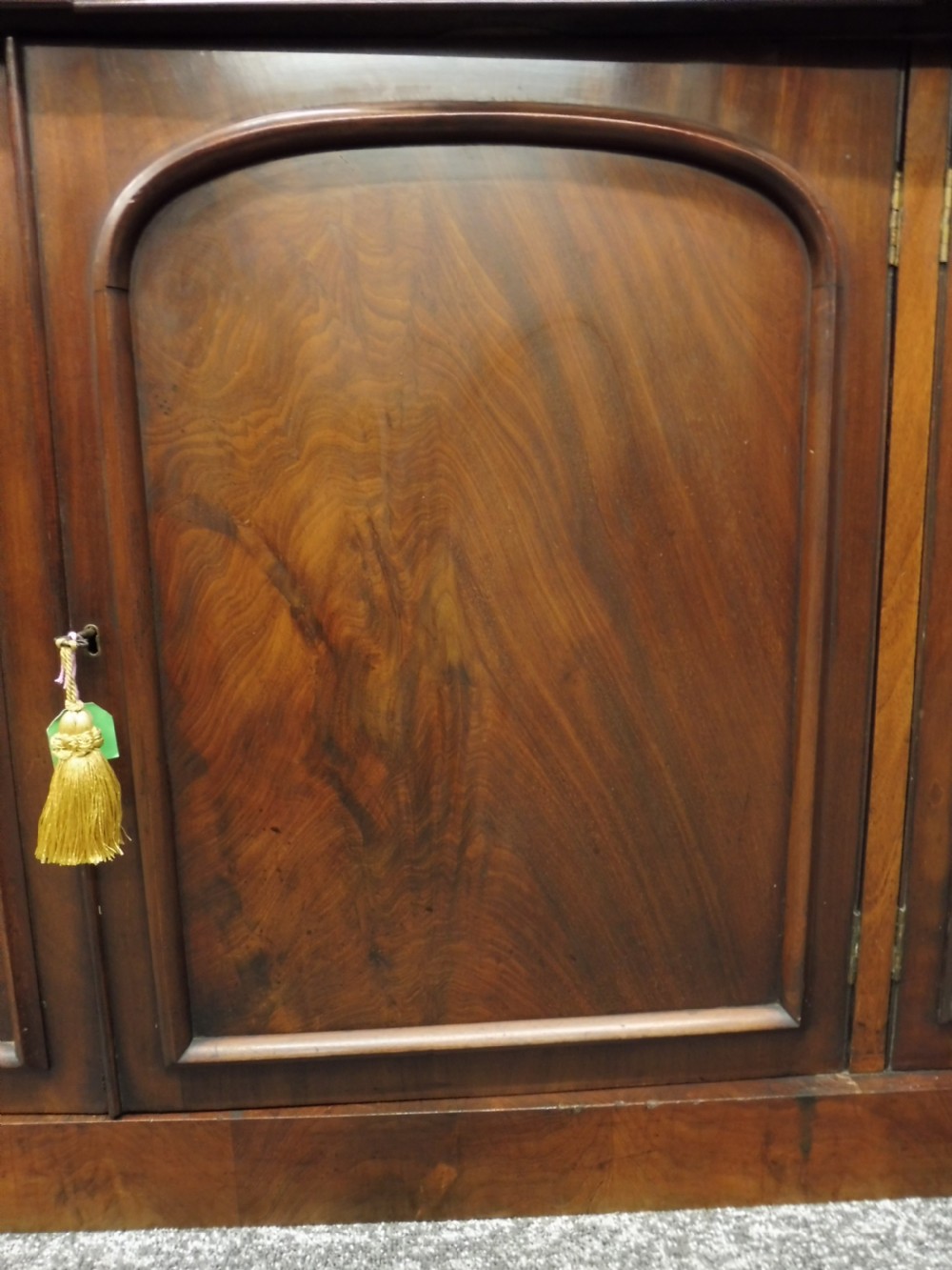 LARGE VICTORIAN MAHOGANY COUNTRY HOUSE LIBRARY BOOKCASE View XX