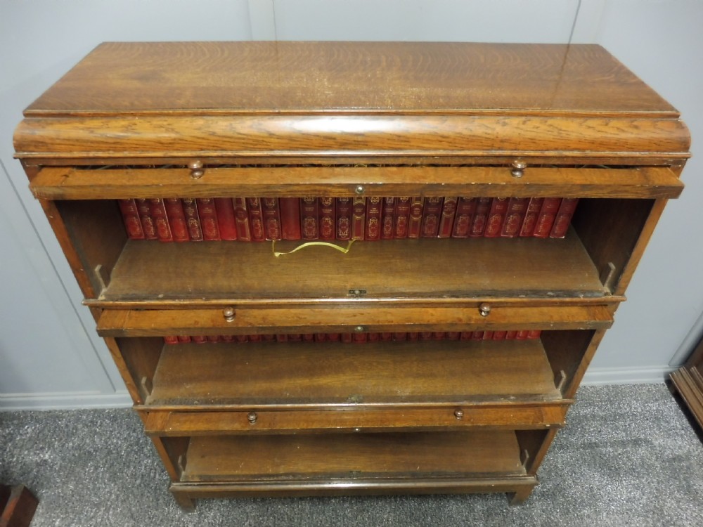 GOLDEN OAK LAWYERS STACKING BOOKCASE  View X